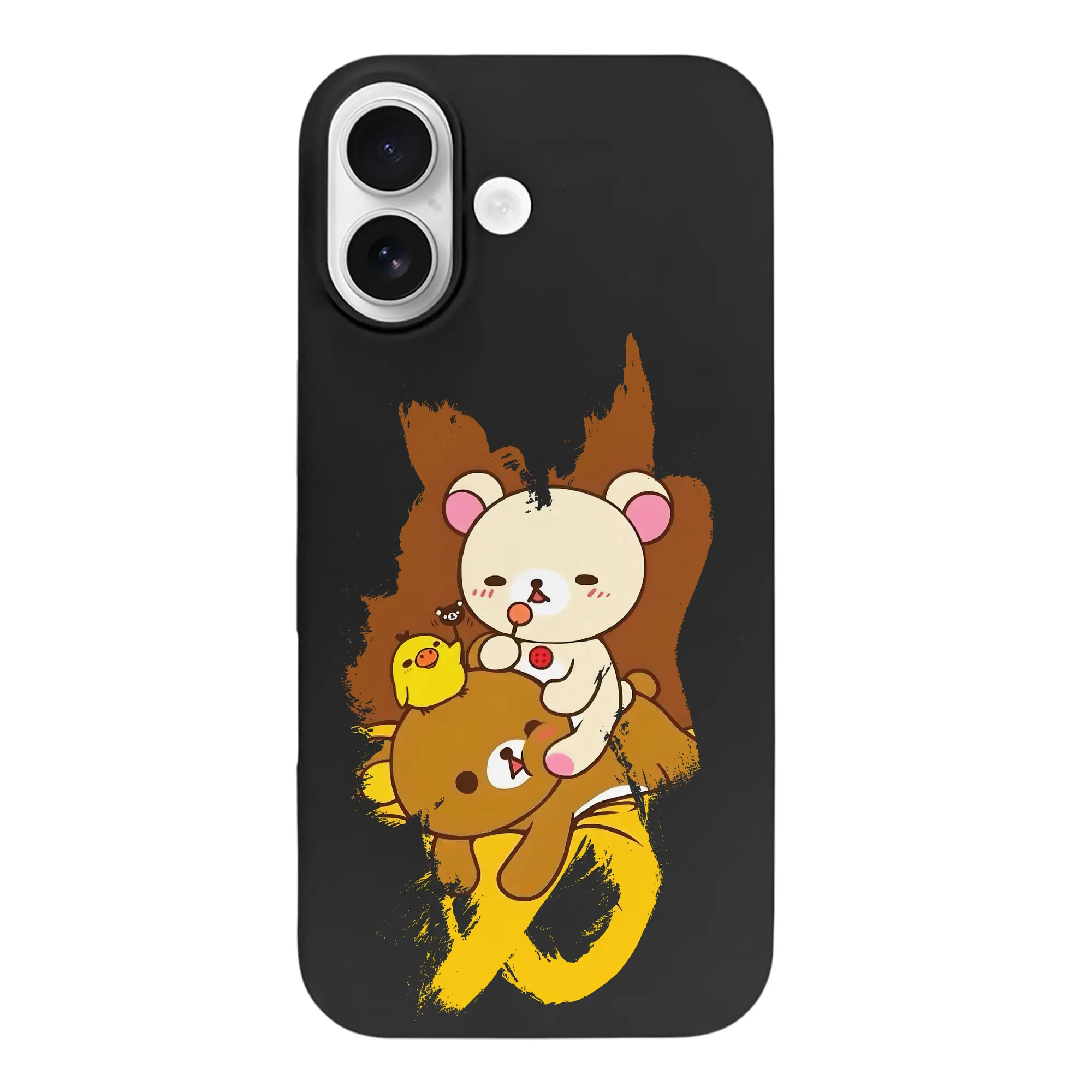 リラックマ (Rilakkuma) グッズ リラックマ (Rilakkuma) - iPhone 17 シリーズ シリコンケース 薄型 耐衝撃 指紋防止 ソフトタッチカバー 精密フィット 傷防止 保護ケース iPhone 17/17 Air/17 Pro/17 Pro Max 対応